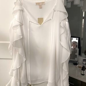 NWT Michael Kors cold Shoulder top